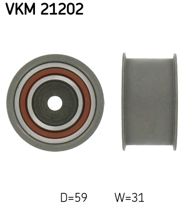 SKF Vezetőgörgő, vezérműszíj VKM21202_SKF